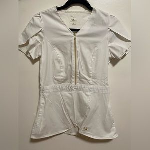 Jaanu scrub top XS - tulip peplum top